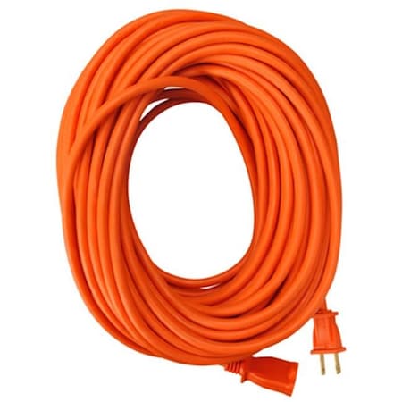Virtual Extension Cord, Indoor/Outdoor, 1 Outlets, Orange, Vinyl, 50 ft VI564566